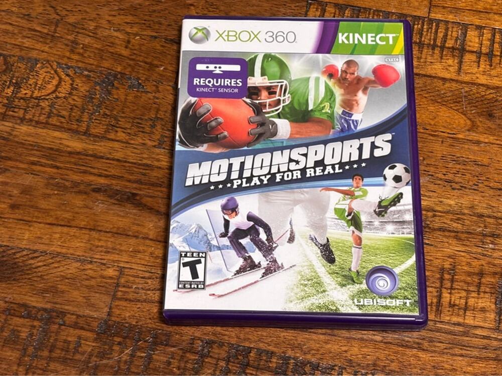 Motionsports Play For Real Xbox 360 Kinect Video Game Multiplayer